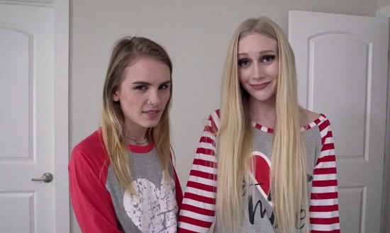 Брат устроил сводным сестрам первоклассный секс на День Валентина