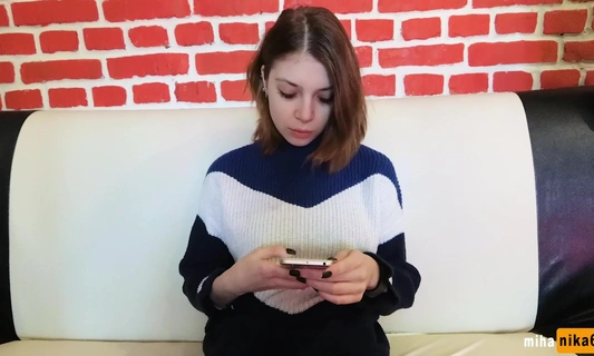 Ника приятно удивилась, когда сводный брат предложил ей потрахаться