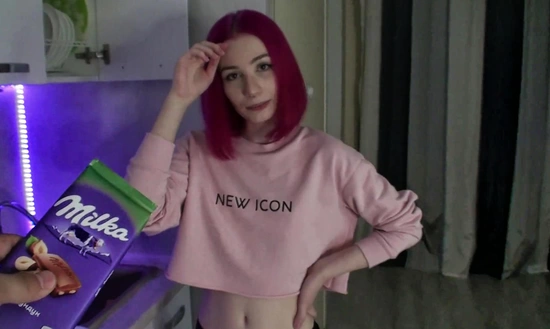 Сосед натянул одинокую русскую красотку за шоколадку Милка!