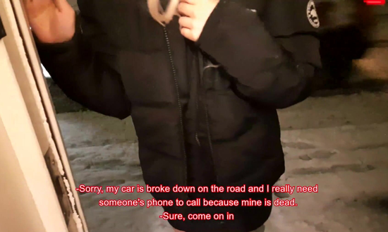 Зашла в дом к незнакомцу за помощью, а он развел ее на секс под пивасик!