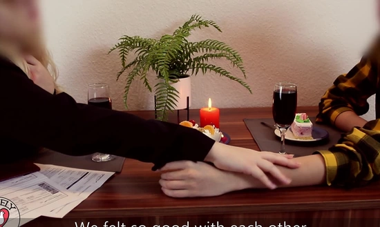 Романтическое свидание при свечах закончилось страстным сексом!