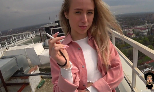 Свидание на крыше с видом на Москву закончилось отсосом!