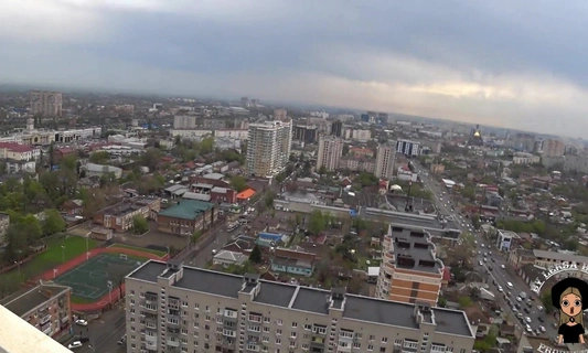 Свидание на крыше с видом на Москву закончилось отсосом!